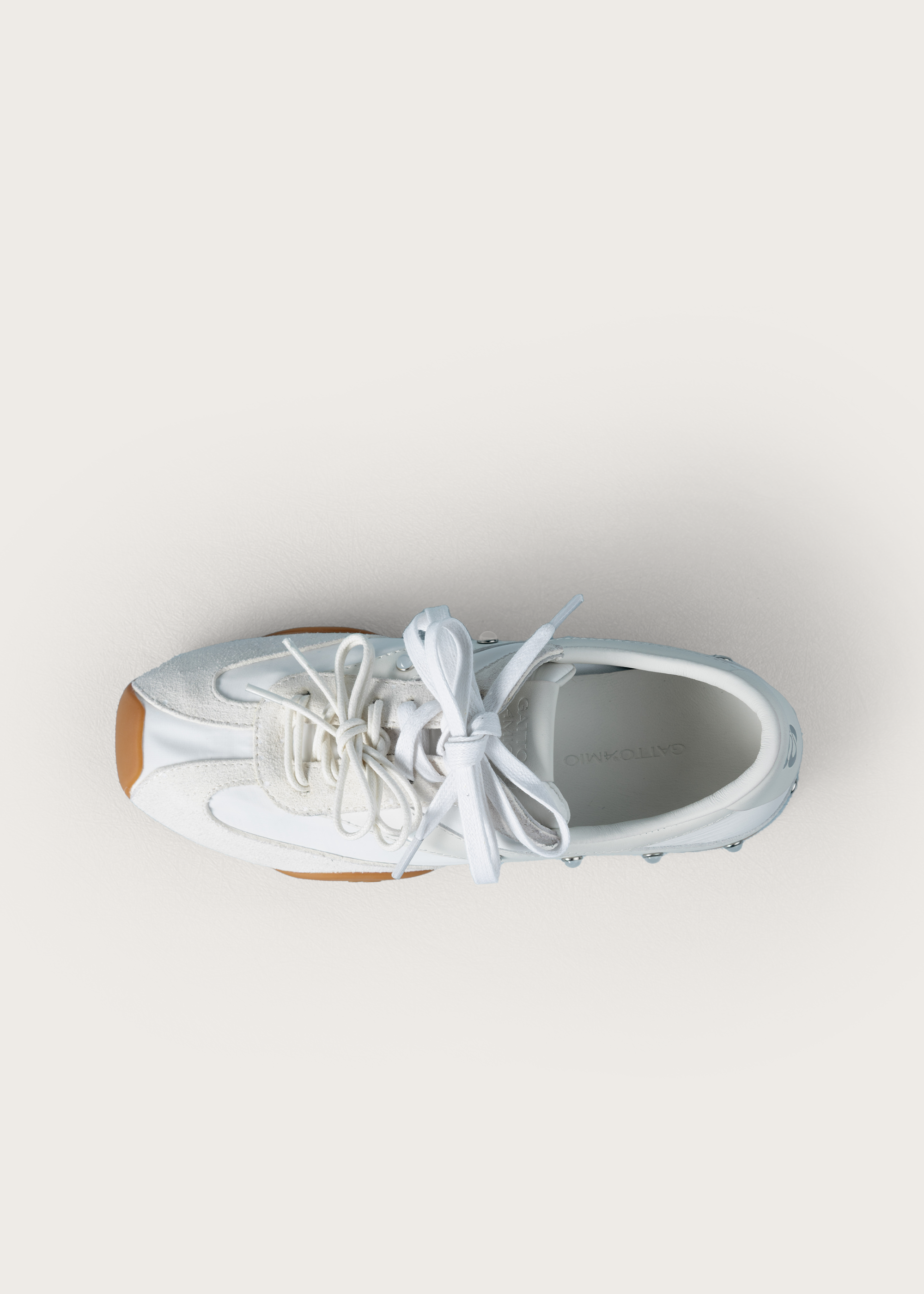 Amber Pearl Gem-embellished Casual Sneakers