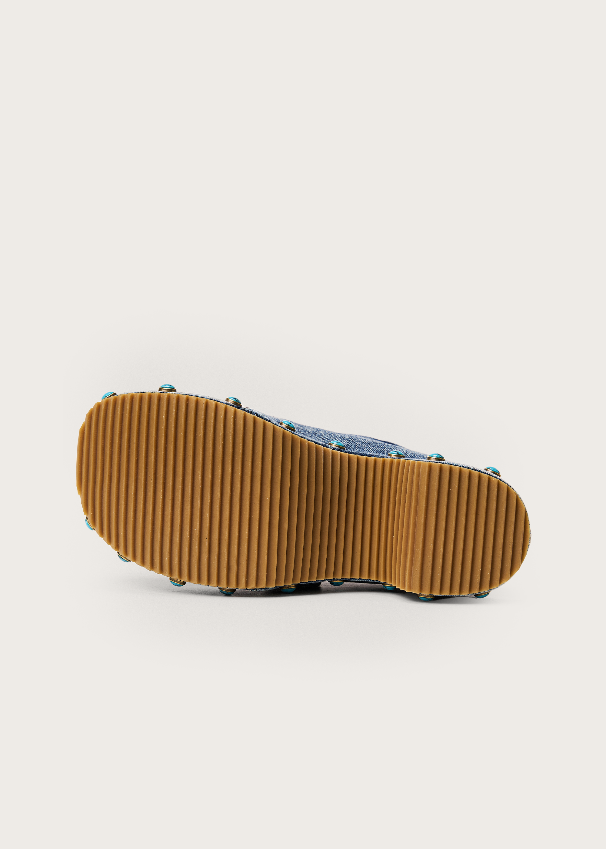 Paw Blu Denim platform slip-ons