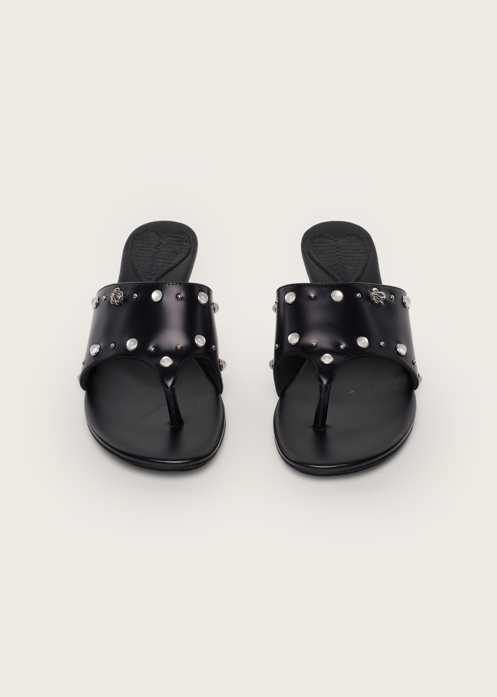 Curve AllBB Lizard-Effect Gemstone Wedge Flip-Flops